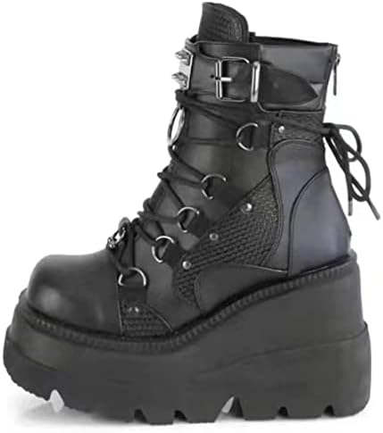 Amazon.com | GURURU Original Y2K Goth Platform Boots - Punk Chunky